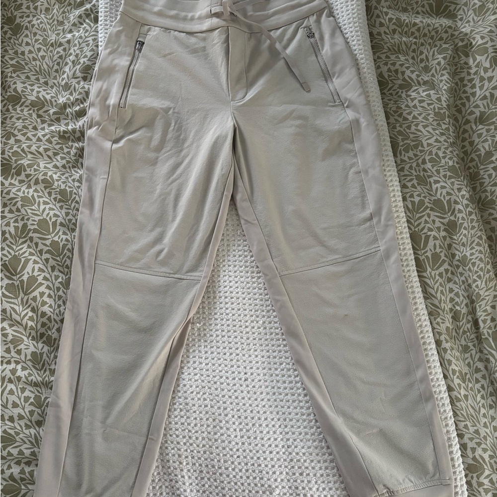 Athleta Light Beige Track Pants